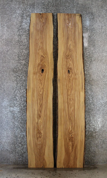2- Thick Ash Live Edge Wood Slabs, Epoxy River Table Project 20566-20567